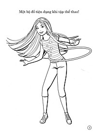 Sách Barbie Xinh Đẹp 4 (Tô Màu Có Hình Dán)