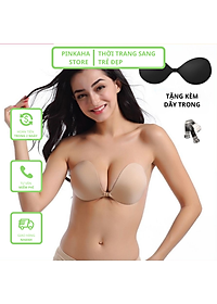 Áo Lót Dán Nâng Ngực Silicon - Áo Bra Dán Ngực Silicon Cài Trước Không Gọng Hình Bàn Tay