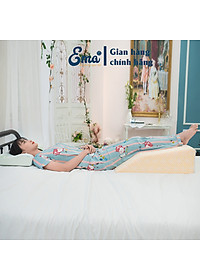 Gối chống giãn tĩnh mạch chân EMA thế hệ 2 - Độ cao chuẩn châu Âu - Mặt đặt chân phẳng xoay trở dễ dàng