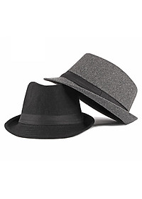 Mũ phớt cao bồi Fedora Classic nỉ MP021 cao cấp cho nam và nữ