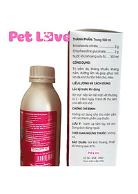 Chai xịt viêm da, nấm da chó mèo Bio Clear Spray (100ml)