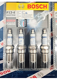 Bộ Bugi Chân Côn Ngắn Bosch (Platinum-04 Chấu-Vỉ 4 Con) Ford Explorer Mondeo Focus Escape 3.0/2.3 (-2006) Mazda 6 (-2008) - HGR7DQI