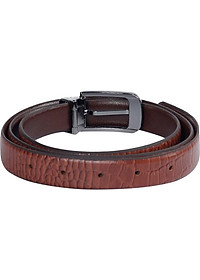 Thắt Lưng Nữ Da Thật Vân Cá Sấu Huy Hoàng HT5122 - Nâu