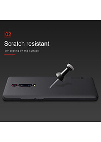 Ốp Lưng Sần Chống Sốc Cho Xiaomi Redmi K20 / K20 Pro hiệu Nillkin (Đính kèm giá đỡ hoặc miếng dán từ tính) - Hàng Chính Hãng