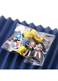 Bộ 6 đồ chơi mô hình Thủy Thủ Mặt Trăng Sailor Moon cao 7 cm (tặng kèm chân đế)