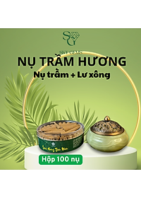 Nụ Trầm Hương Loại VIP – Hộp 100 Nụ – Trầm Tự Nhiên, Hương Trầm Ấm, Sạch – Thanh Lọc Không Gian