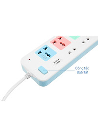 Ổ cắm điện Comet 7 lỗ 3m CES4433 - Hàng chính hãng