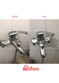 Làm Sạch Sen, Vòi Inox, Tường Sàn Gạch Nhà Tắm SMART TC - Tẩy Cặn Canxi, Vết Nước Cứng, Vết Bẩn Lâu Ngày - Tặng kèm chổi lông - MIFAN Phân Phối Chính Hãng