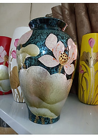 Lọ hoa khảm trứng gốm sứ Bát Tràng