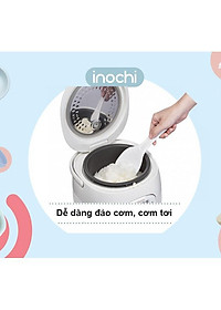 Muỗng Xới Cơm Chống Dính ,Thìa Xới Cơm Đế Đứng Sendai inochi Cao Cấp Tiêu Chuẩn Nhật Kháng Khuẩn