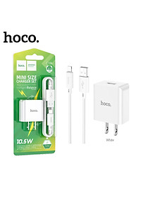 Nơi bán Bộ sạc điện thoại cho Iphone và Android hoco. C106 cổng USB sạc nhanh 2.1A dây dài 1M, dòng điện ổn định an toàn bảo vệ máy