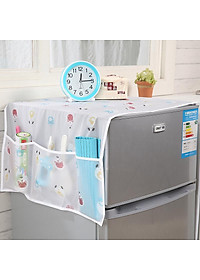 Bộ 2 tấm phủ tủ lạnh Có Túi 2 Bên GROFA - Giao mẫu ngẫu nhiên