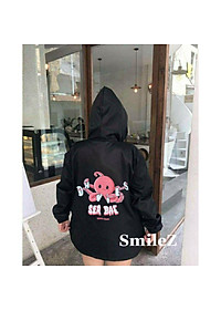 Áo khoác dù SEA BAE Bạch tuộc cảm xúc Unisex Form Rộng Chống nắng tốt