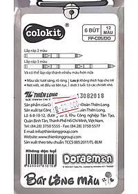 Bút Lông Màu Thiên Long FP-C05/DO (12 Màu)