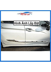 Bộ ốp nẹp sườn Xpander 2018-2019-2020-2021-2022 mạ crom trang trí làm đẹp xe