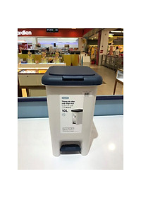 Thùng rác đạp chữ nhật Inochi 10L (tiêu chuẩn Nhật Bản)