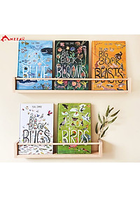 Kệ gỗ treo tường trang trí, kệ gỗ treo tường chữ u trang trí phòng khách, phòng ngủ