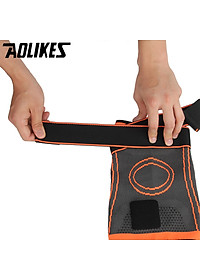 Đai Bảo Vệ Đầu Gối Chuyên Nghiệp Thoáng Khí Có Dây Đai Cuốn Chắc Chắn Breathable Sport knee support AOLIKES YE-7720 - Hàng Chính Hãng