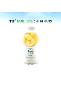 Thùng 24 chai nước uống sữa trái cây TH true JUICE milk vị chuối tự nhiên 300 ml (300 ml x 24)