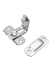 Chốt Khóa Cài Cửa Góc Vuông 90 Độ Bằng Thép Không Gỉ