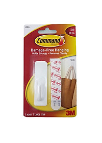 Móc Treo Tường Kiểu Vuông Command 1,8kg