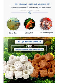 Sứ Lọc Hồ Cá 1.5KG/2KG vật liệu lọc nước bể cá cảnh, hồ thủy sinh cao cấp