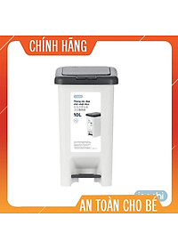 Thùng rác đạp chữ nhật Inochi 10L (tiêu chuẩn Nhật Bản)