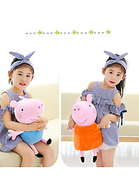 Gấu Bông Heo Peppa (Cao 40 Cm) Gb13 (Màu Cam)