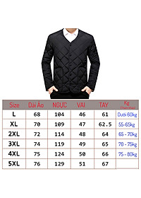 Áo khoác Phao Nam có lớp bông giữ ấm mùa đông - T0419