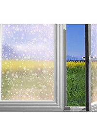 Combo 5m Decal Giấy Dán Kính Hoa Tuyết (5mx0.45m)