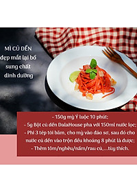 Bột củ dền Dalahouse Hộp 60gr (Mẫu mới gồm 20 tuýp tiện dụng) - Nguyên chất sấy lạnh - Organic giúp bổ máu - Đạt tiêu chuẩn Châu Âu