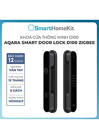 Khóa Thông Minh Aqara D100 Smart Lock Bản Quốc Tế - Khóa Push Pull Tiện lợi, mở cửa bằng vân tay, app - Hàng Chính Hãng