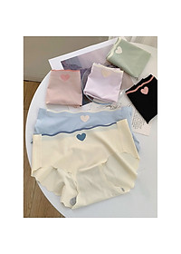 Bộ 5 Quần lót nữ su tim - Quần lót kháng khuẩn cao cấp - Quần lót nữ tàng hình