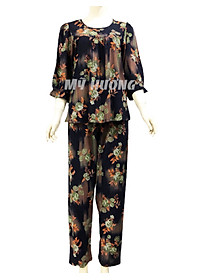 Bộ tole nhung trung niên 50-80kg