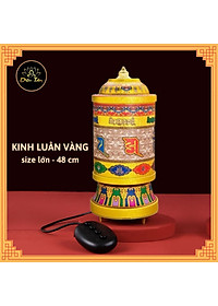 Kinh luân điện -Bánh xe cầu nguyện cắm điện, có kinh bên trong.