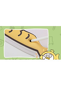 Miếng Lót Chuột Có Đệm 3D Mouse Pad Vịt Vàng Suy Tư Chống Mỏi, Đau Cổ Tay_ Hàng chính hãng