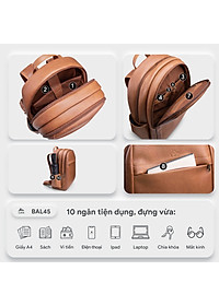 Balo Lata ( Thời trang nam công sở cỡ lớn - Balo da BAL45 )