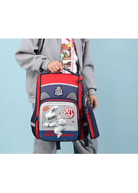 Balo học sinh cấp 1và 2 siêu nhẹ chống gù chống nước cao cấp phong cách mới