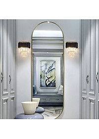 Đèn gắn tường ANGAR pha lê 3 tầng sang trọng trang trí nội thất hiện đại - (103).