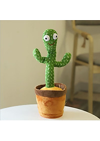 Cây Xương Rồng Nhảy Múa , Uốn Lượn , Biết Hát , Biết Nhại Tiếng , Có Đèn Led Dễ Thương - Hàng Chính Hãng