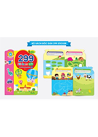 Bộ sách bóc dán phát triển trí tuệ cảm xúc CQ, IQ, EQ 299+ Stickers