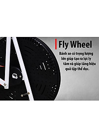 Xe đạp tập thể dục trong nhà BG 8702 sọc đen đỏ (hàng nhập khẩu)