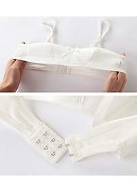 Bộ 3 áo lót học sinh dây nhỏ móc khóa tùy chỉnh không gọng không mút mềm mại thích hợp cho học sinh cấp 2, cấp 3