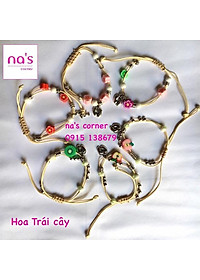 Vòng tay trà sữa cute handmade