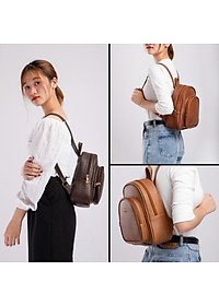 (HOT TREND) Balo da cao cấp - Balo nữ thời trang YUUMY YBA4 - balo da bò bền đẹp