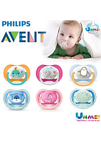 Philips Avent Núm Ty Ngậm Thông Khí / Siêu Mềm dành cho Bé 0-6 và 6-18 Tháng (Hộp Đơn/Hộp Đôi)