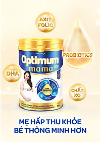 Bộ 2 Lon Sữa Bột Vinamilk Optimum Mama Gold - Hộp Thiếc 900g