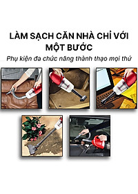 Máy hút bụi đa năng 8in1 SOKANY SK13048 loại CÓ DÂY, công suất cực mạnh 36000W, vừa hút vừa thổi bụi, làm sạch mọi ngóc ngách trong nhà - HÀNG CHÍNH HÃNG