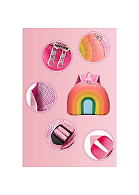 Balo Trứng Chữ U Hình Cầu Vồng, Vũ Trụ Xinh Yêu Cho Bé Mầm Non