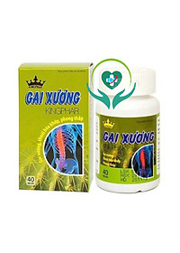 Viên uống Gai xương Kingphar, hộp 40v, hỗ trợ giảm đau lưng, do gai cột sống